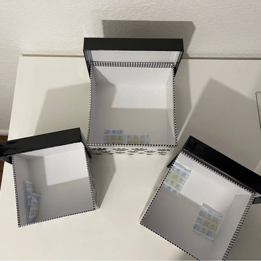 3-Piece Nested Box Sets Paws
